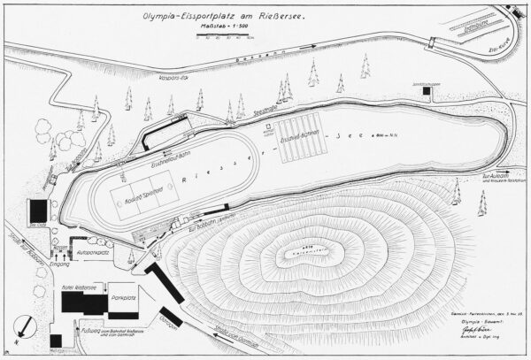 Lageplan Olympiaeissportplatz am Rießersee