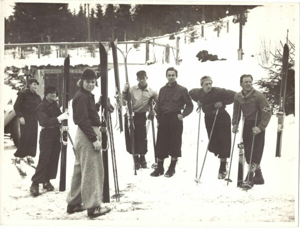 Norwegisches Abfahrtsteam