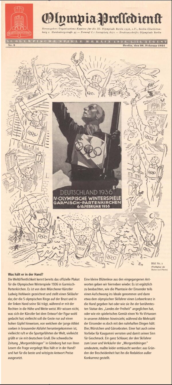 Leserantworten auf die Frage: Was hält er in der Hand?