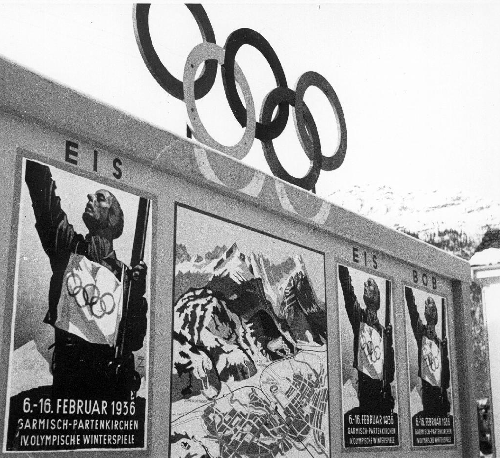 Olympiaplakat-Werbung 1936