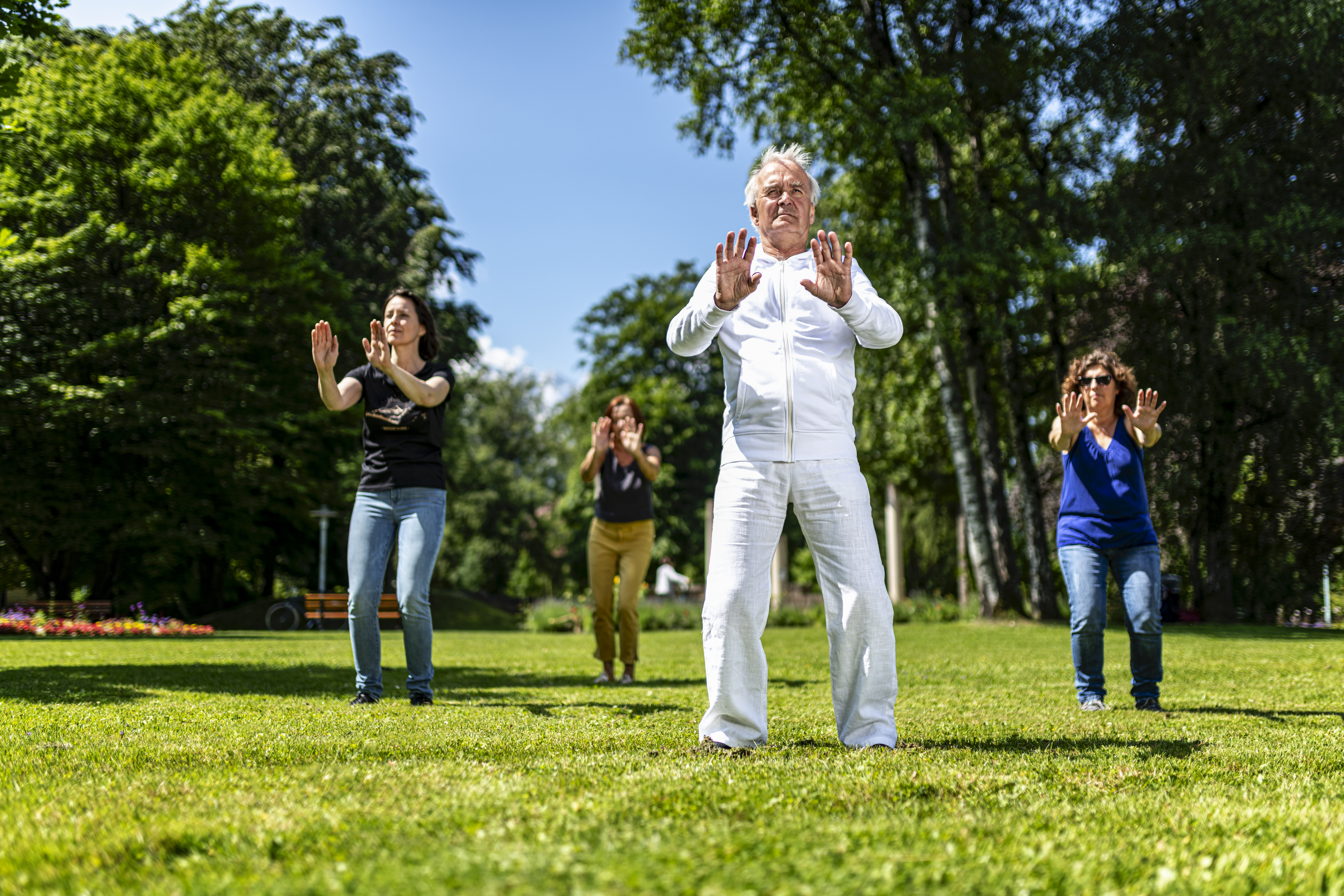 Qigong im Kurpark