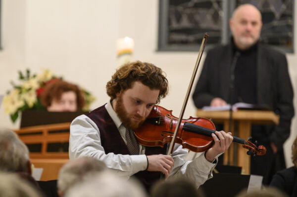 Der Rattenfänger mit einer Geige