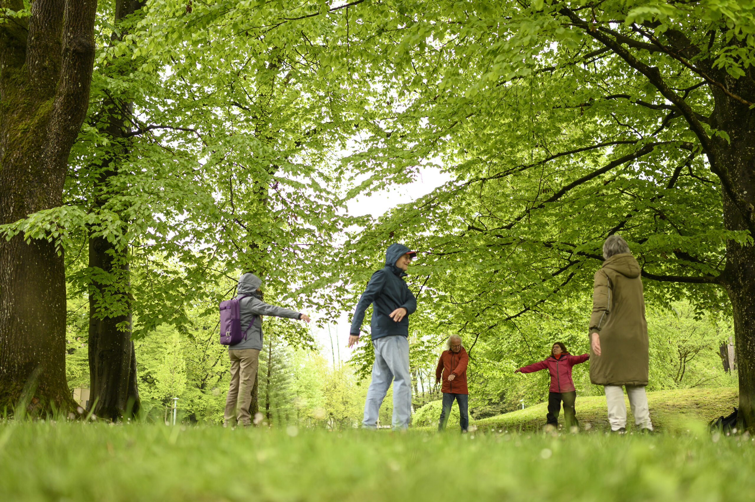Meditation in Bewegung im Michael Ende Kurpark