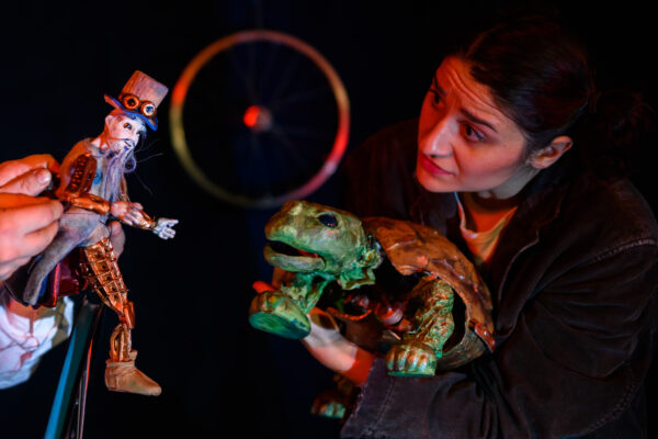 Schauspielerin Momo hält Schildkröte