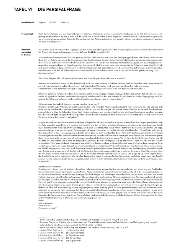 Hermann Levi Themenweg - Tafel 6, Franka Kaßner